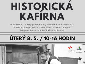 Historická kafírna na hradě Šternberk