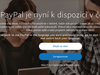   PayPal je po letech dostupný v češtině, mobilní aplikace se to zatím netýká