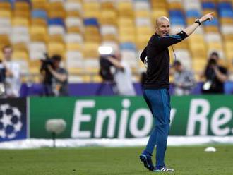 Prekvapujúca správa z Madridu, tréner Zidane končí na lavičke Realu