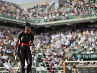 Serena Wiliamsová hrala na Rolang Garros v čiernom úbore, inšpirovala sa krajinou Wakanda