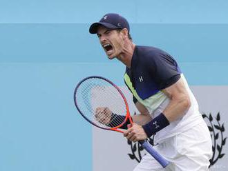 Andy Murray prehral pri návrate na okruh ATP v Londýne