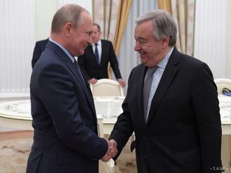 Putin a Guterres si preukázali vzájomný rešpekt