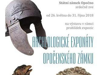 Archeologické exponáty opočenského zámku - výstava