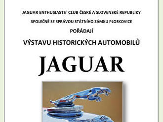 Výstava historických automobilů Jaguar na zámku Ploskovice