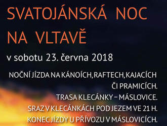 Svatojánská noc na Vltavě - Máslovice