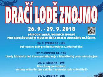 Festival dračích lodí ve Znojmě