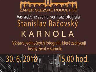 Vernisáž výstavy fotografie Karnola