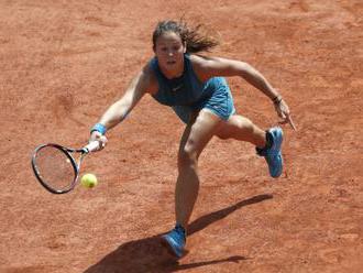 Kasatkinová je prvýkrát vo štvrťfinále grandslamu, v osemfinále Roland Garros zdolala Wozniacku