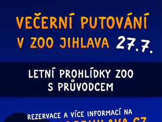 Večerní putování v  Zoo Jihlava