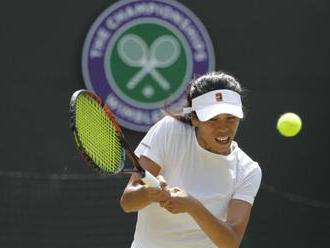 Chsieh Su-wej sa na Wimbledone postarala o senzáciu, vyradila svetovú jednotku Halepovú