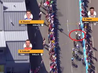 Video: Sagan ma v šprinte natlačil k bariéram, sťažuje sa Degenkolb po 2. etape Tour de France 2018