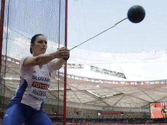 Kladivárka Hrašnová na ME v kvalifikácii len 66,37 m. Čaká na ortieľ