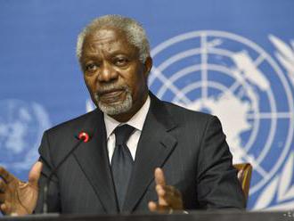 Vo veku 80 rokov zomrel bývalý generálny tajomník OSN Kofi Annan