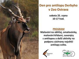 Den pro antilopu Derbyho v Zoo Ostrava