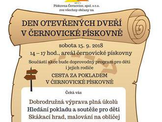 Den otevřených dveří v černovické pískovně - Brno