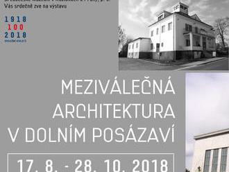 Meziválečná architektura v dolním Posázaví