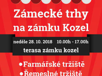 Zámecké trhy na zámku Kozel