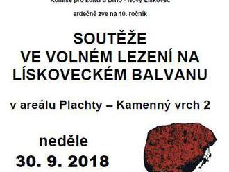 Soutěže ve volném lezení - Brno Starý Lískovec