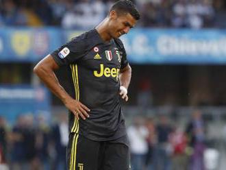 Cristiano Ronaldo pri ligovom debute za Juventus bez gólu, ale s víťaznou premiérou