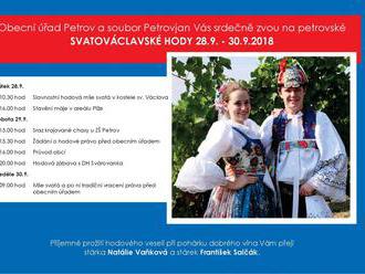 Svatováclavské hody - Petrov