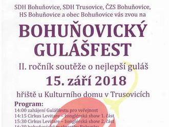 Bohuňovický gulášfest 2018