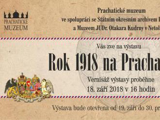 Rok 1918 na Prachaticku - Prachatické muzeum