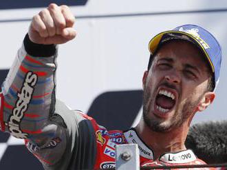 Talian Andrea Dovizioso uspel v MotoGP na Veľkej cene San Marína, Márquez tesne zaostal