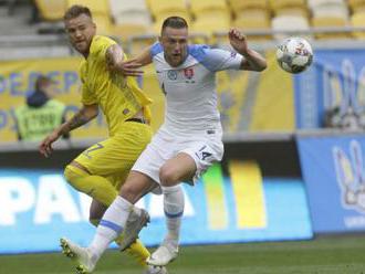 Video: Slováci začali v Lige národov neúspešne, o výhre Ukrajincov rozhodol prísny pokutový kop