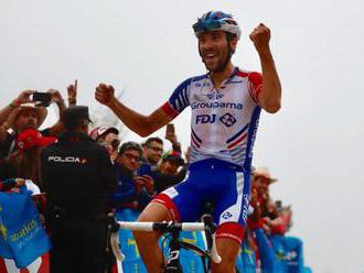 Video: Thibaut Pinot v záverečnom stúpaní ovládol 15. etapu Vuelty, Sagan prišiel so stratou