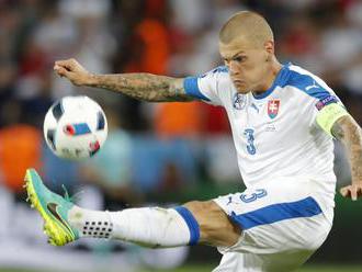 Zranený Martin Škrtel by mal stihnúť zápas Ligy národov proti Česku