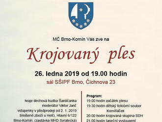 Krojovaný ples - Brno Komín