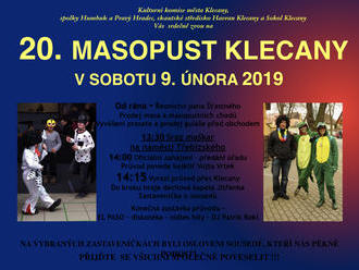 Masopust 2019 - Klecany