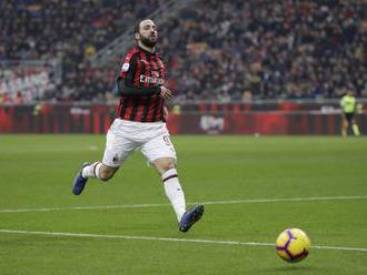 Gonzalo Higuaín odchádza z AC Miláno, do konca sezóny bude hosťovať v FC Chelsea