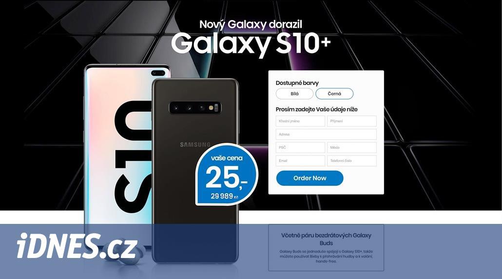 Lákají na superlevný Galaxy S10+, oberou vás však o desítky eur měsíčně