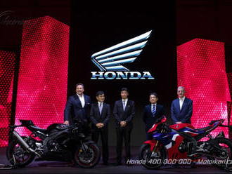 Honda slaví 400 milionů vyrobených motorek