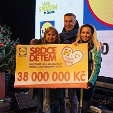 Sbírka Srdce dětem vynesla pro nemocné děti 38 milionů