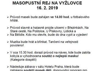 Masopust na Vyžlovce