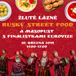 Ruský street food: Masopust s finalistkami Eurovize