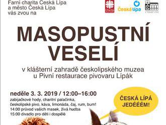 Masopustní veselí v České Lípě