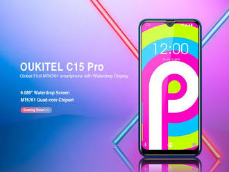 Oukitel C15 Pro ponúkne výrez v tvare kvapky a 4-jadrový 2,0 GHz procesor