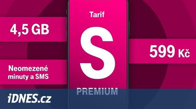 T-Mobile má neomezený supertarif. Za 600 korun obsahuje 4,5 GB dat