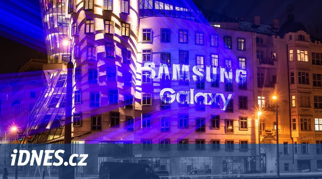 Pražská ikona patří pět dní Samsungu. Roztančil ji ve jménu Galaxy S10