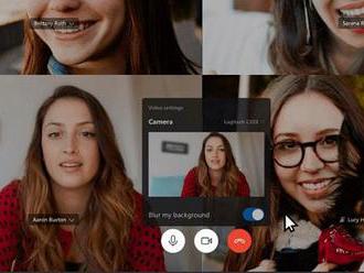   Skype nově umí při videorozhovoru rozmazat pozadí