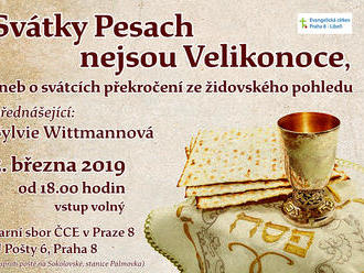 Svátky Pesach nejsou Velikonoce