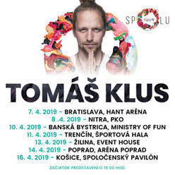 Tomáš Klus SPOLU Tour 2019 - Bratislava