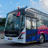 Volvo s NTU vyvinulo 12metrový autonomní elektrobus