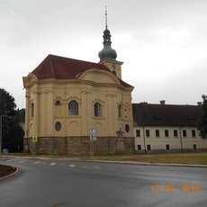 Krásná barokní kaple ve Smiřicích