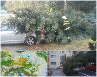 Na Slovensku udrel orkán: FOTO Desaťtisíce ľudí nemajú elektrinu, vyvrátilo aj stromy, VÝSTRAHY