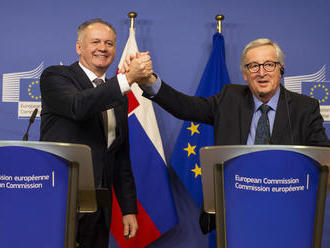 VIDEO Kiska a Juncker ocenili proeurópskosť oboch kandidátov v prezidentských voľbách