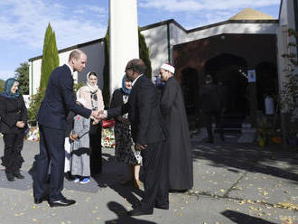 Britský princ William navštívil mešitu v meste Christchurch